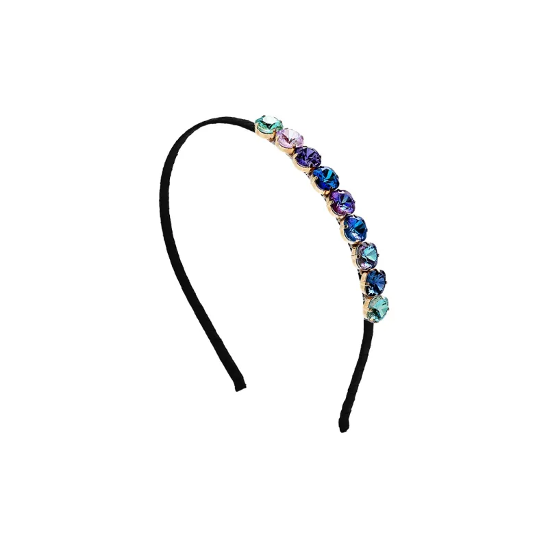 ROYALSASA Imitation Crystal Alloy Headbands Women's-1