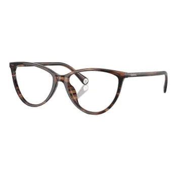 CHANEL Acetate Cat Eye Eyeglass Frames Women's Tortoiseshell