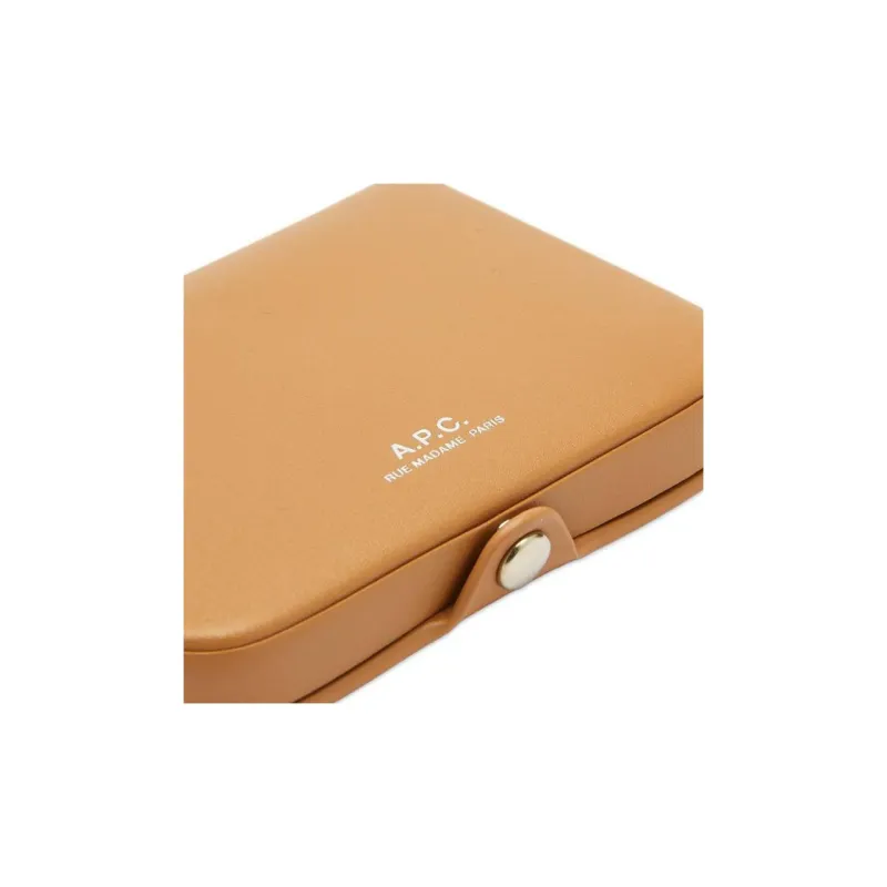 A.P.C Leather Wallet Men's Brown-2