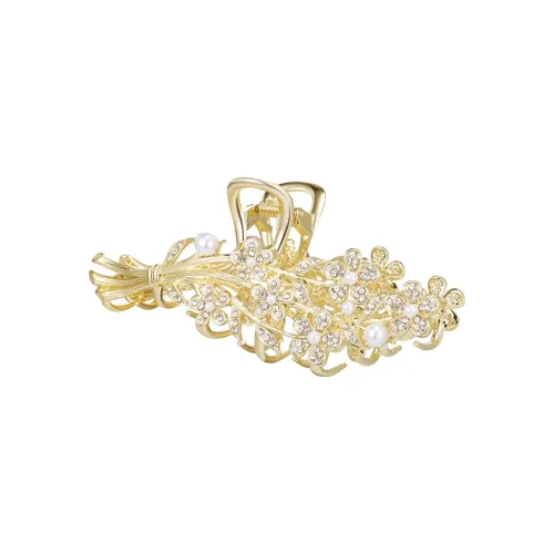 CAROMAY Hair Clips Women's Champagne Gold