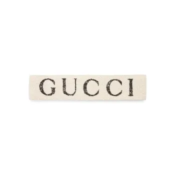 GUCCI Cotton Hair Bands Unisex Ecru