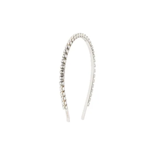 MIU MIU Headbands Women's Silver