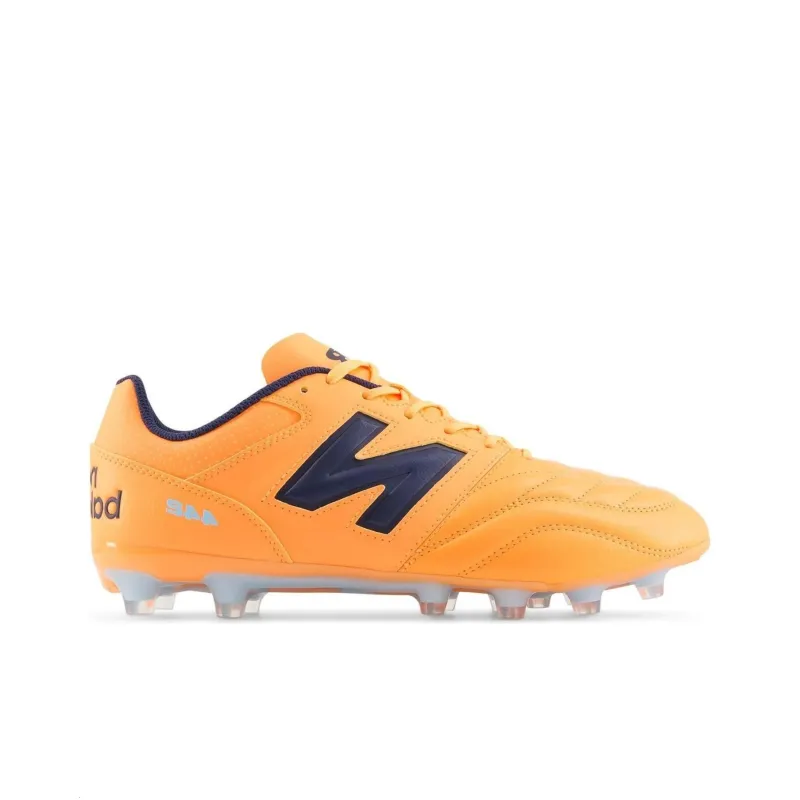 New Balance 442 V2 HG Rubber Short Studs Artificial Ground Slip Resistant Soccer Shoes Unisex Yellow-1