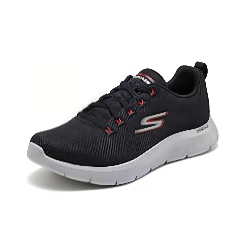 Skechers Shock Absorbers Low Top Casual Shoes Men's Black Red-2