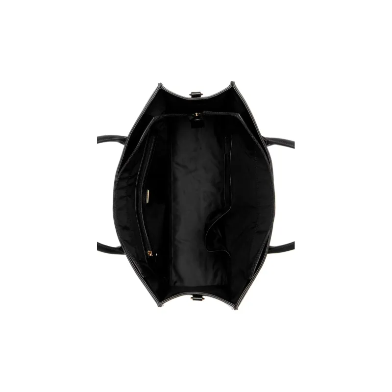 GUESS Faux Leather Tote Bag Shopping Bag Shoulder Bag Crossbody Bag Handbag Women's Black-2