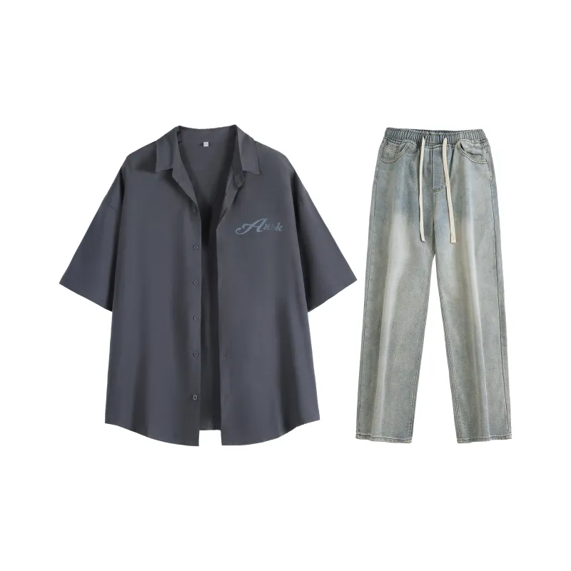 A.X.S.K Shirt Matching Set Unisex-37