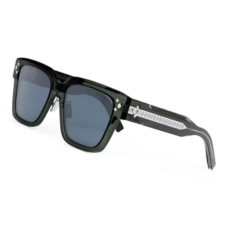 DIOR   Square Sunglasses Unisex Green-2