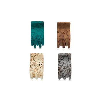 AGOVSKI Resin Hair Clips Women's