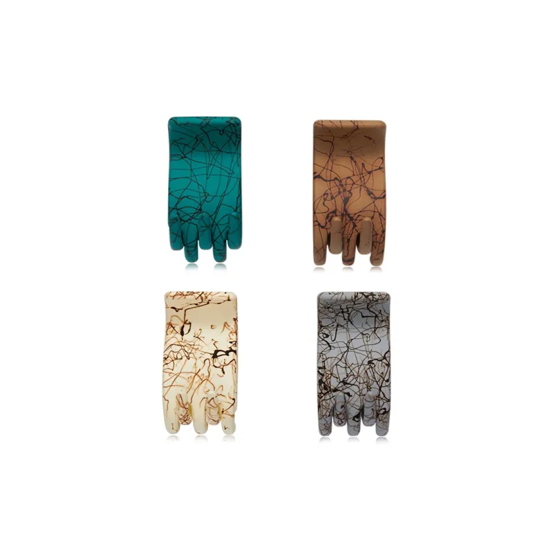 AGOVSKI Resin Hair Clips Women's-0