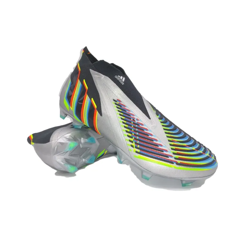 adidas Predator Edge+ FG 'Silver Metallic Black'-3