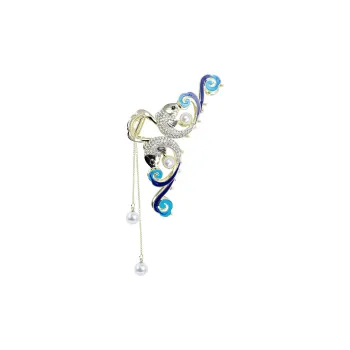 Enchanting Cat Alloy Hair Clips Women's