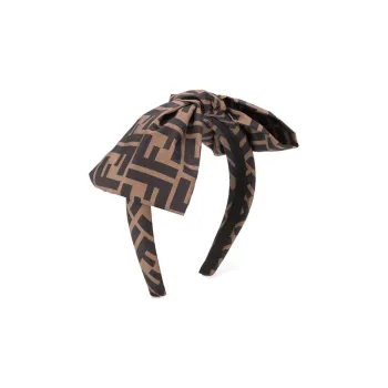 FENDI Ff Motif Bow Headband