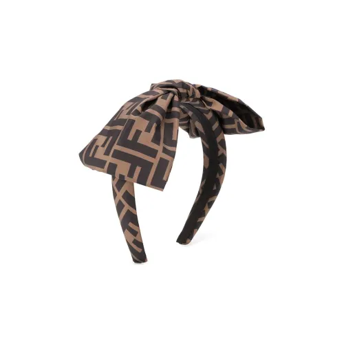 FENDI Headbands Kids Brown