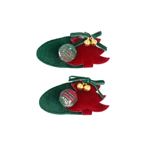 Specialoutlook Hair Clips Women's Green Red