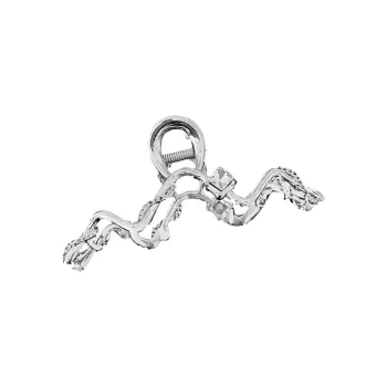 MAGICPOLE Alloy Hair Clips Women's Silver