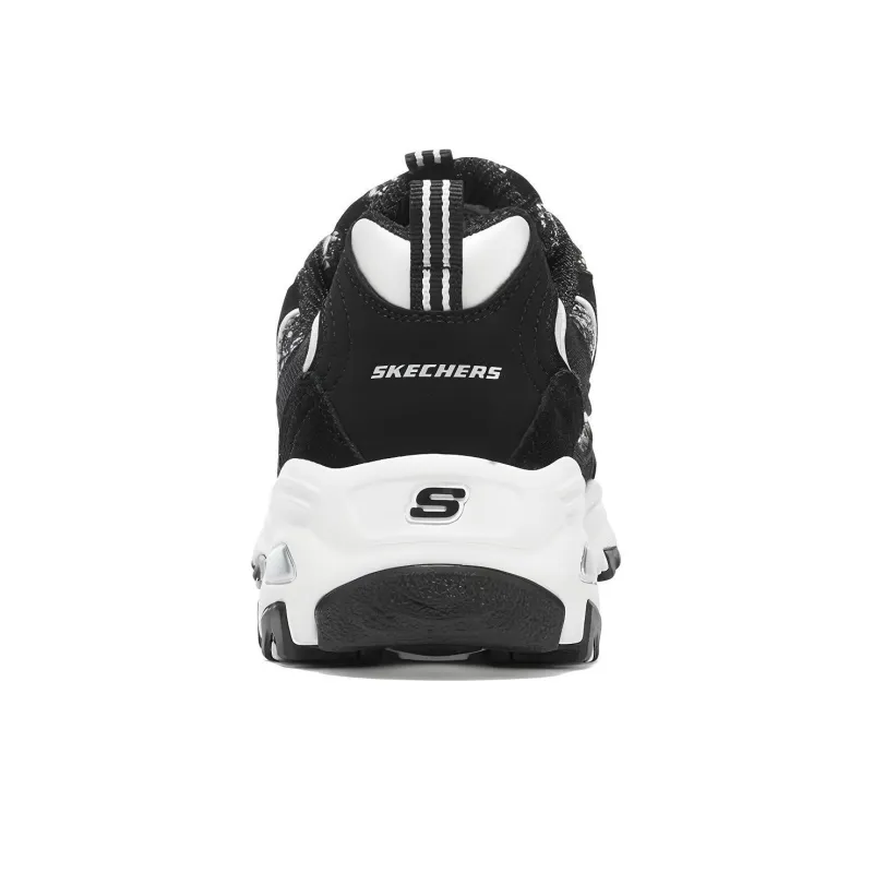 Skechers D'Lites 1.0 'Black White' Women's-3