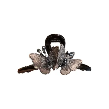 AGOVSKI Alloy, Embroidery, Faux Crystal, Beads Hair Clips Women's