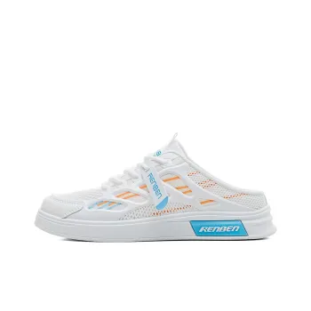 RENBEN Wrap toe Slippers Men's White Blue Orange