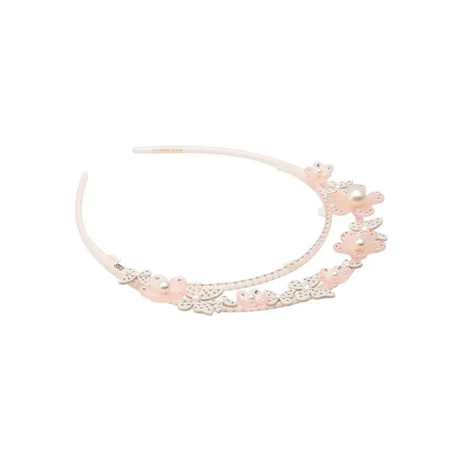 ALEXANDRE DE PARIS Acetate Plate Honor Flower Headband Hair Accessory Women's-4