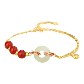 NAME.S Hetian Jade Bracelets Women's Green Jade