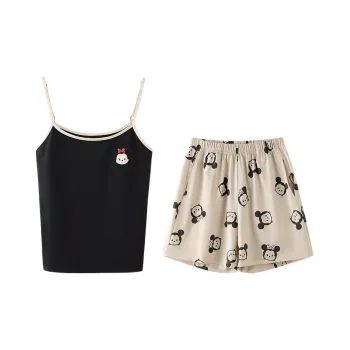 JINGYUN x Disney Pajama Set Women's Black