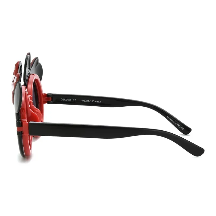 Disney Minnie Series PC Irregular Shape Sunglasses Kids' Black/Pink-2
