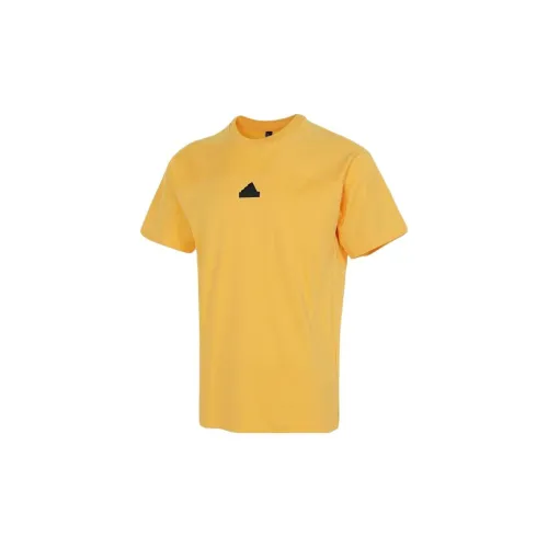 Adidas T-Shirts Men Yellow