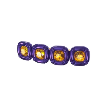 Swarovski Dulcis Hair Clips Women's Purple