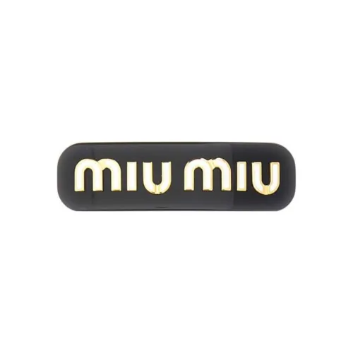 MIU MIU Hair Clips Women's Black