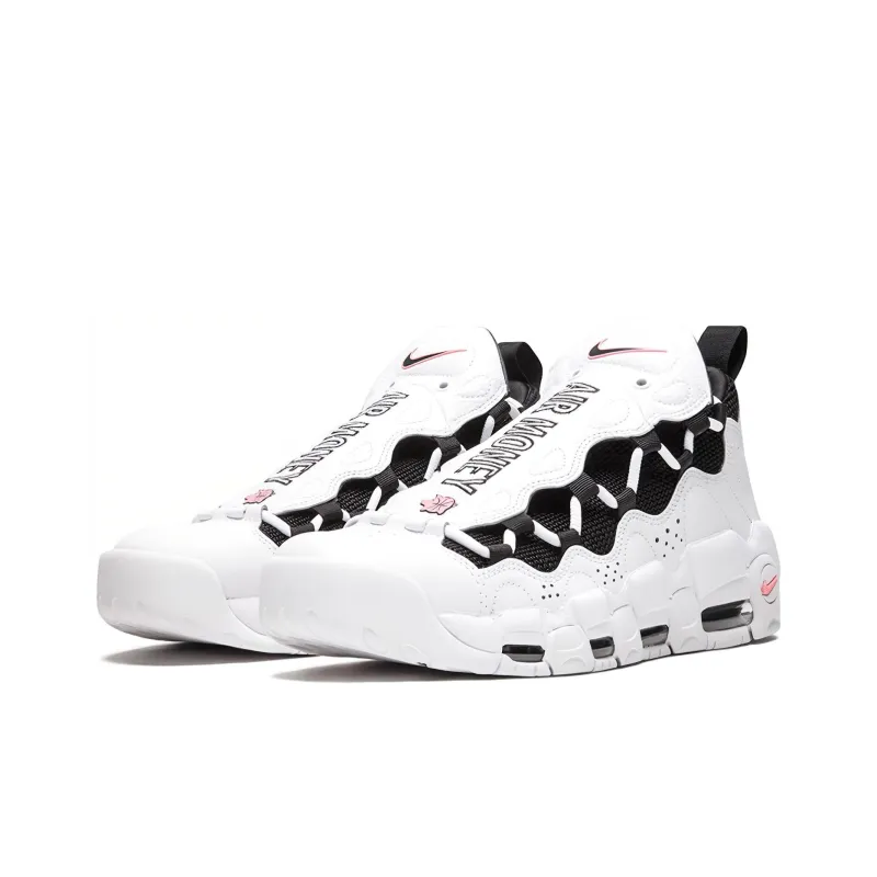 Nike Air More Money White Black Coral Chalk-2