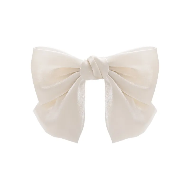 ROYALSASA Silk Chiffon Hair Clips Women's-6