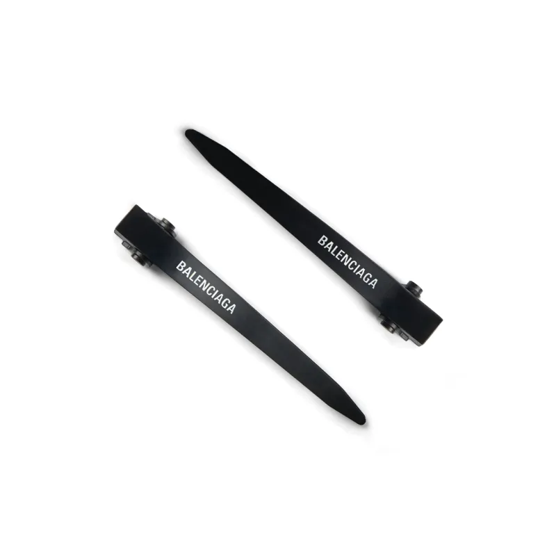 Balenciaga Hair Clips Women's Black-2