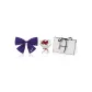 1# Purple Bowknot+Premium Bouquet+Present Box