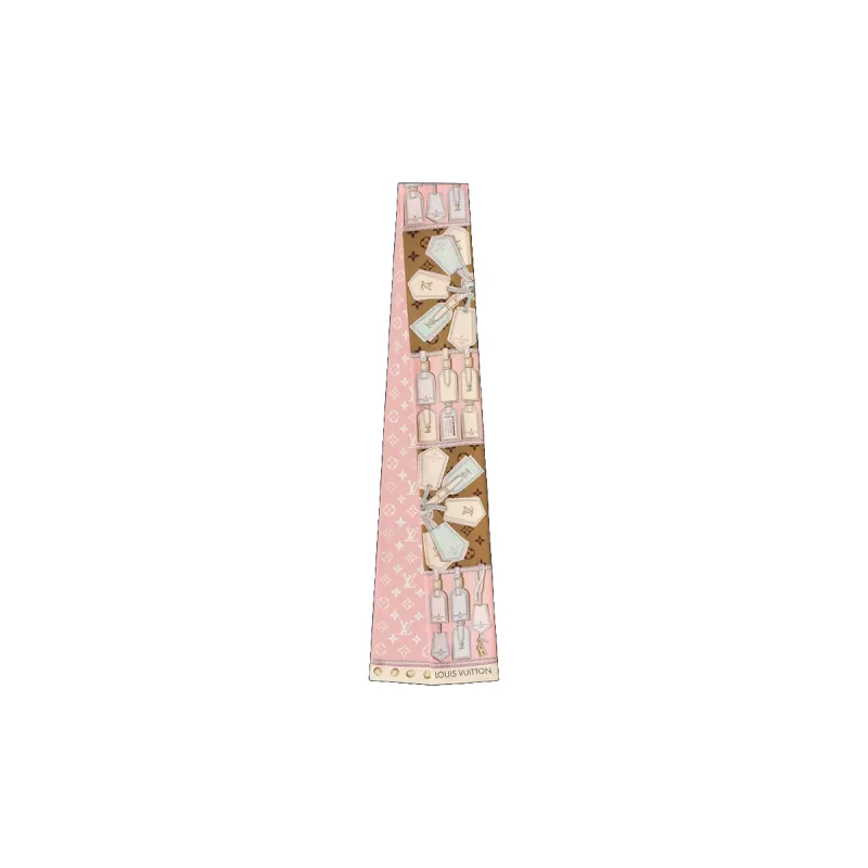 LOUIS VUITTON TAG Hair Bands Women's Pink-0