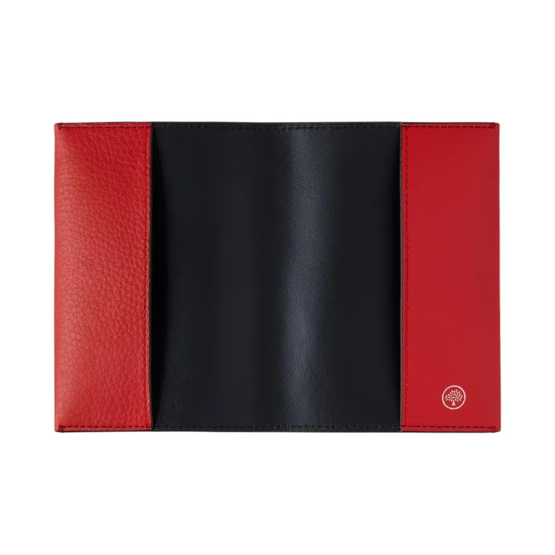 Mulberry Small Grain Leather Passport Clip Women's Mauve Red-1