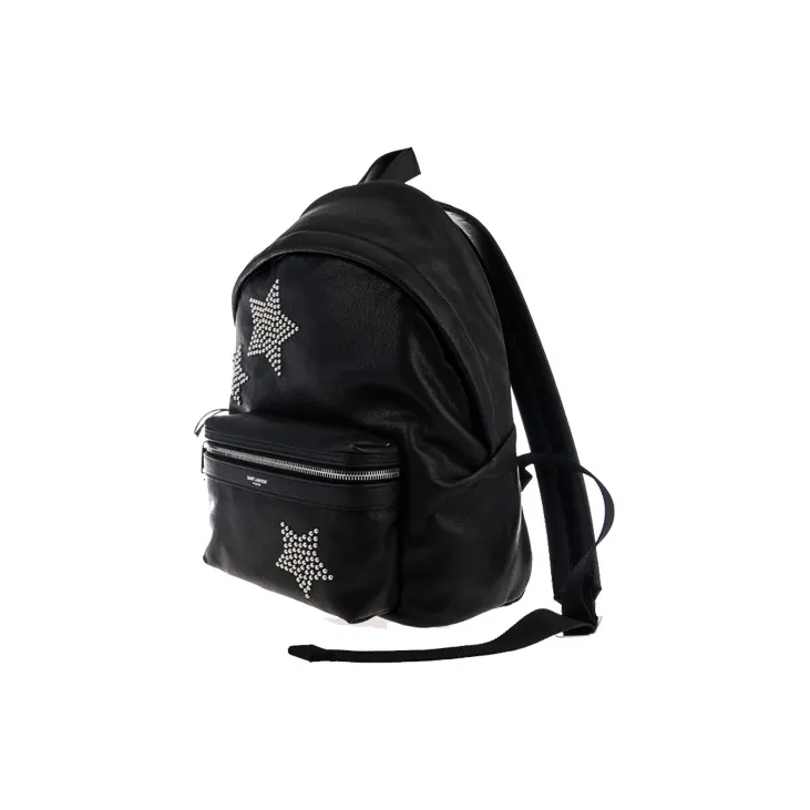 SAINT LAURENT Artificial Leather Backpack Women's Black-1