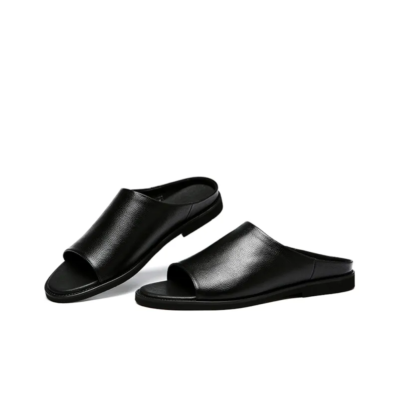 A Fairy Tale Of A Pair Of Shoes Slide Slippers Men's Black-2