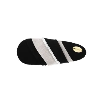 ROYALSASA Hair Clips Women's Black White HFS2303064BB