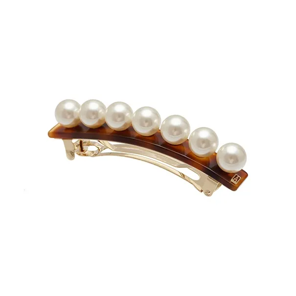 ALEXANDRE DE PARIS Jade Bead 8cm Hair Clip Headpiece Women's-11