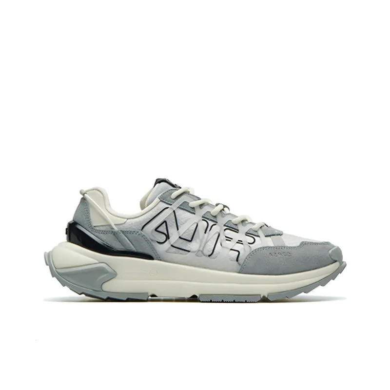 FILA Heritage FHT Running Shoes Men Low Top Silver/Gray-1