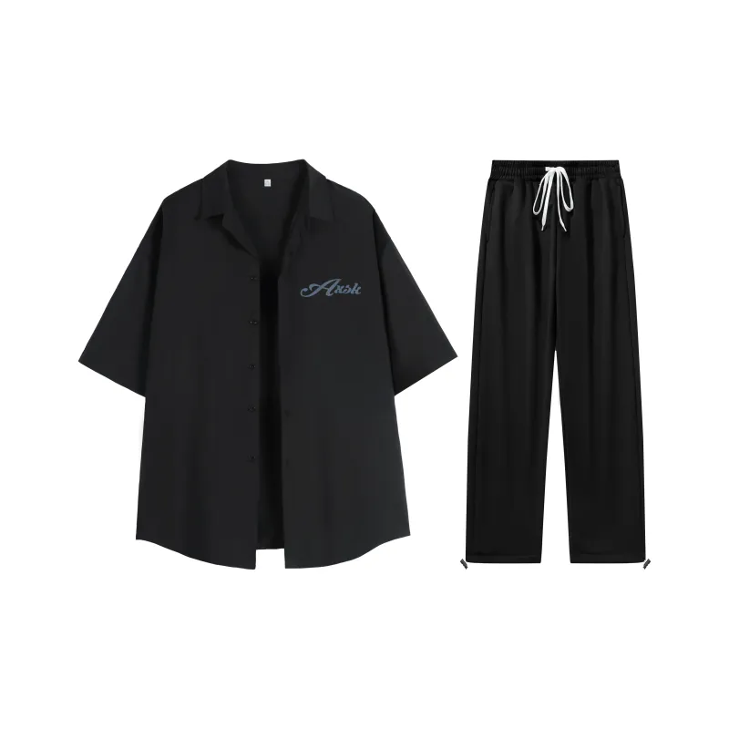 A.X.S.K Shirt Matching Set Unisex-1