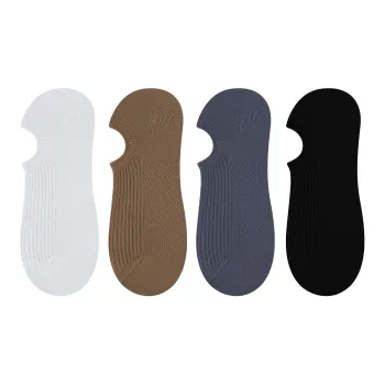 XXLLG No Show Socks Men's 4 Pack