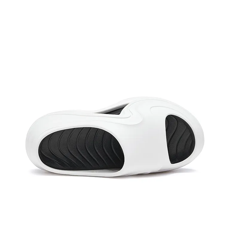CAMEL Slide Slippers Men White/Black-3