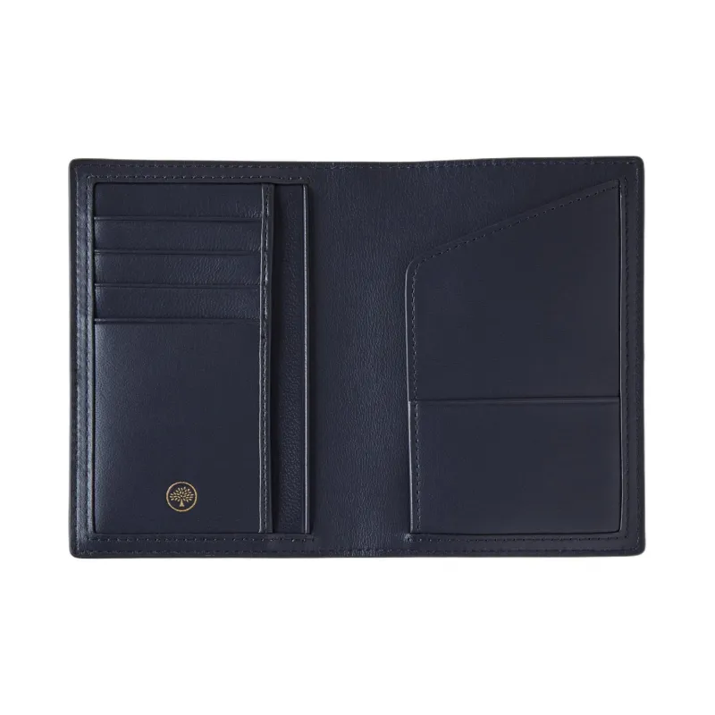 Mulberry Classic Grained Cow Leather Passport Holder Women's Classic Green-1