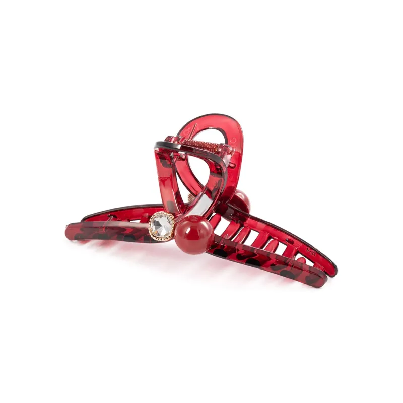 ZANC Acrylic Pearl Hair Clips Women's-2