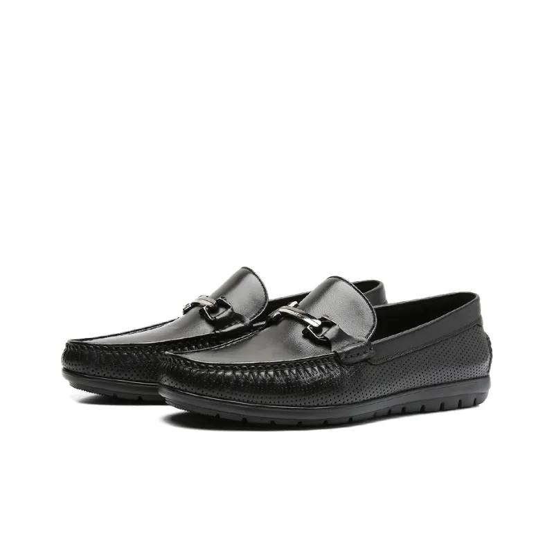 S. T.DUPONT Breathable Comfortable Casual Shoes Men's Black-1