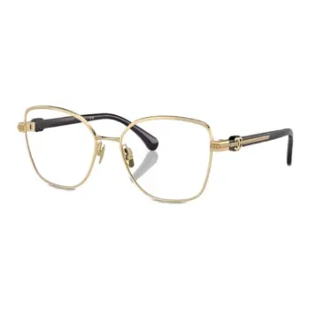 CHANEL Metal Butterfly Eyeglass Frames Women's Gold