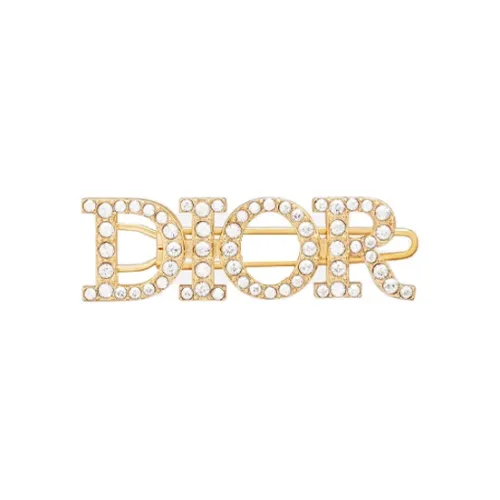 DIOR Hair Clips Women's Gold