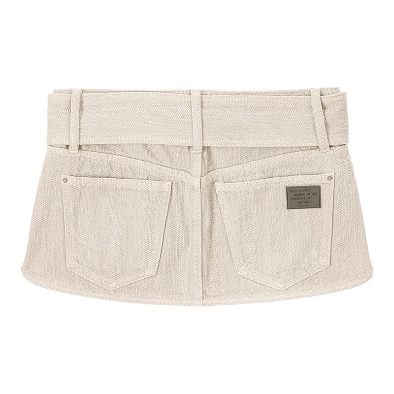 Miss Sixty Denim Short Skirts Women's Apricot-1