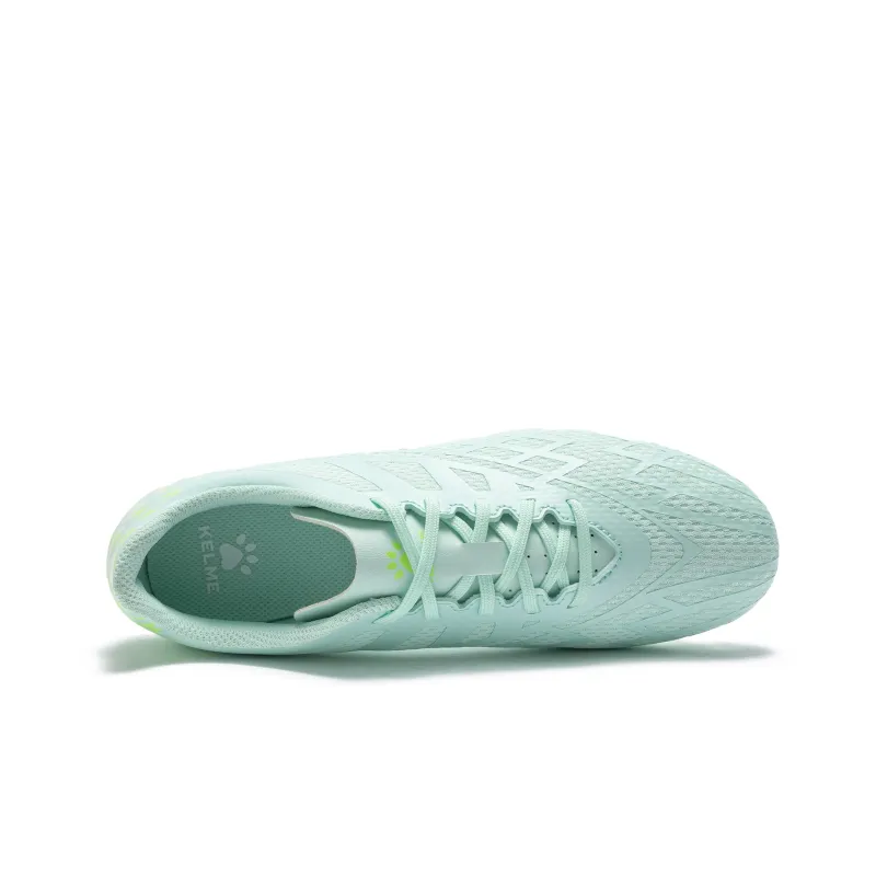 KELME Glimpse MG Rubber Short Studs Slip Resistant Breathable Coverage Support Soccer Shoes Unisex Green-3